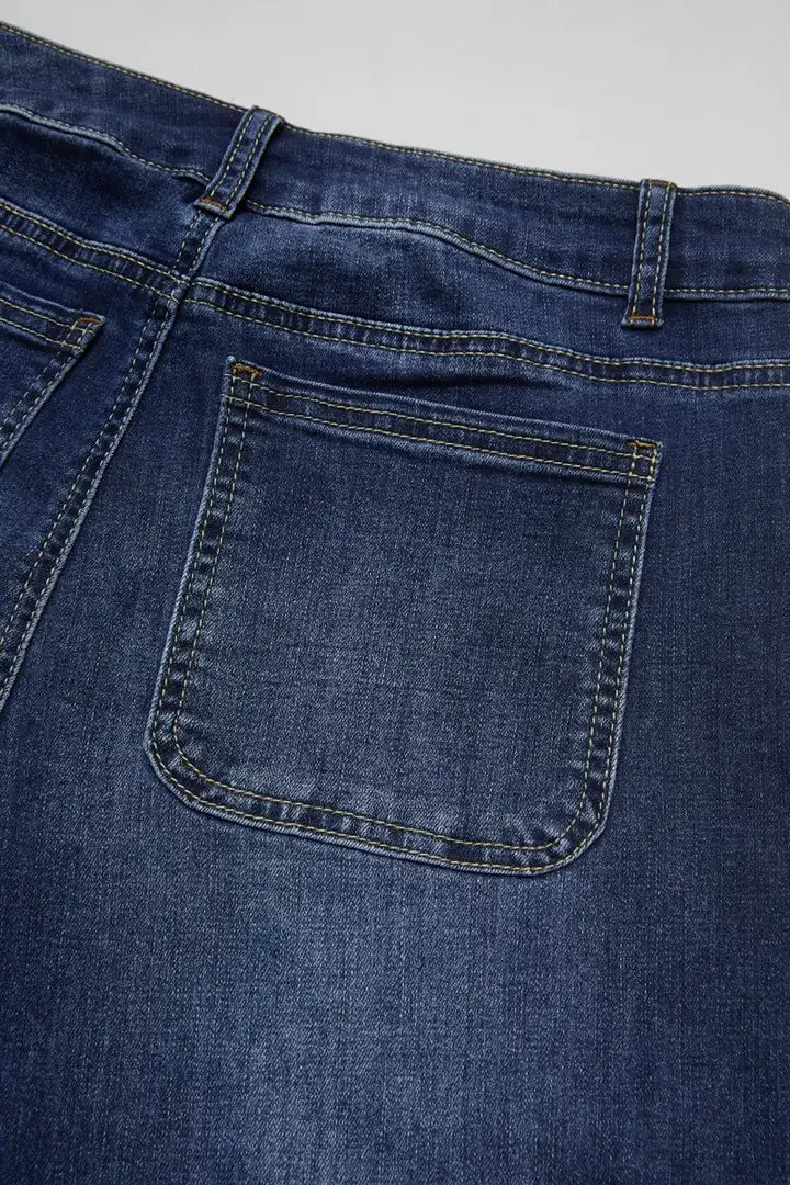 Liva - Cropped broek met meerdere zakken