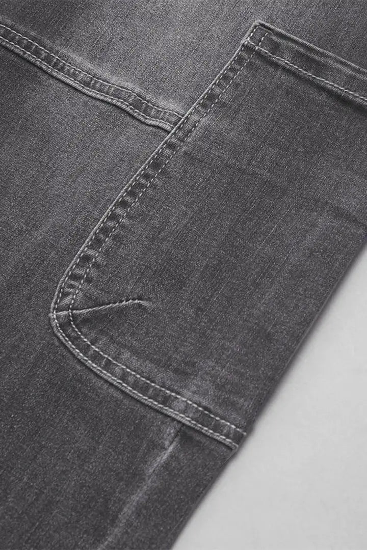 Liva - Cropped broek met meerdere zakken