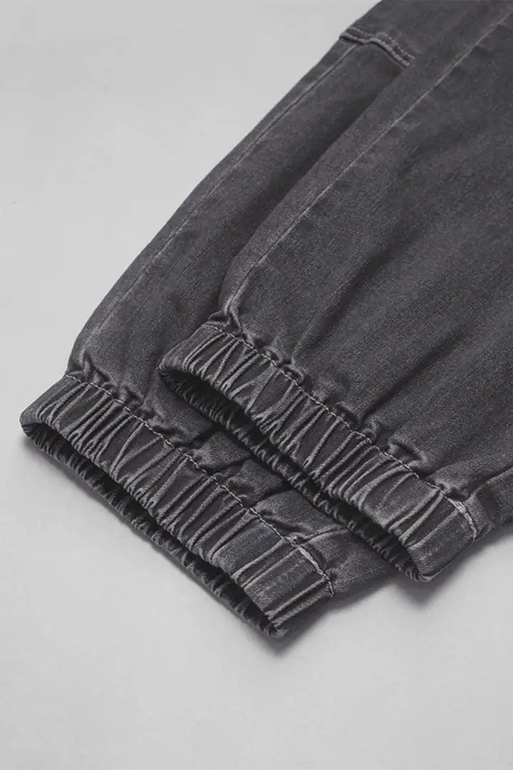 Liva - Cropped broek met meerdere zakken