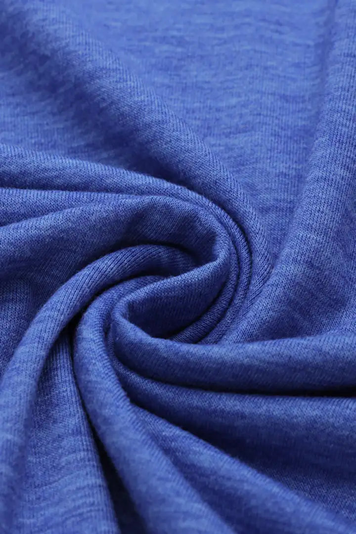 Effen T-shirt met sierlijke ruches bij de schouders