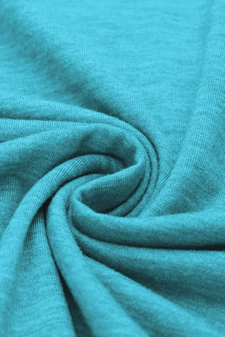 Effen T-shirt met sierlijke ruches bij de schouders