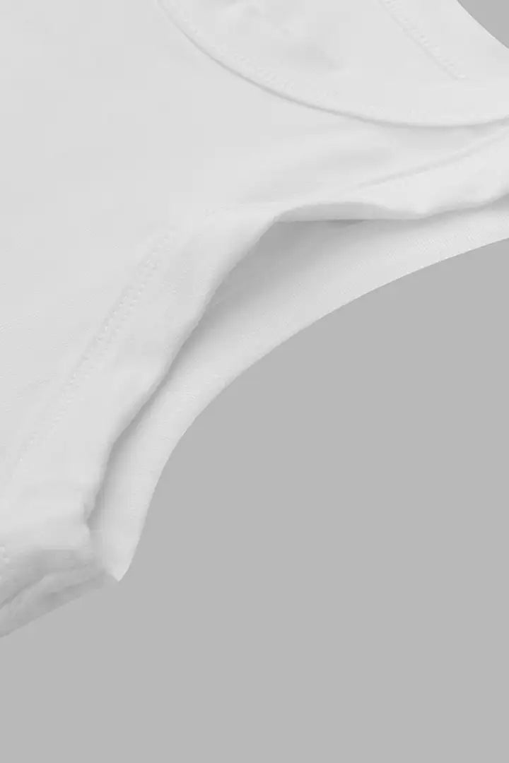 Ribgebreide tanktop met ronde hals