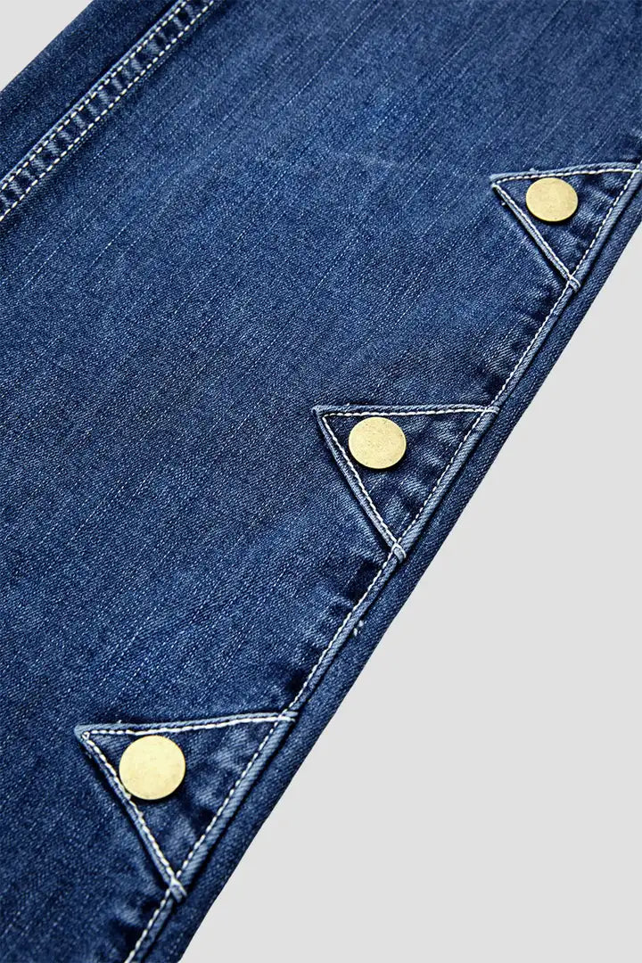 Aria - Wasbare broek met knoopsluiting aan de zijkant