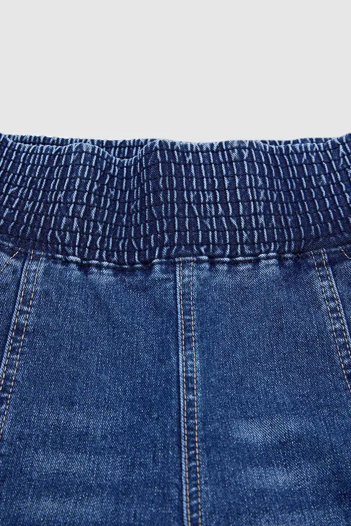 Yara - Wasbare, elastische crop broek