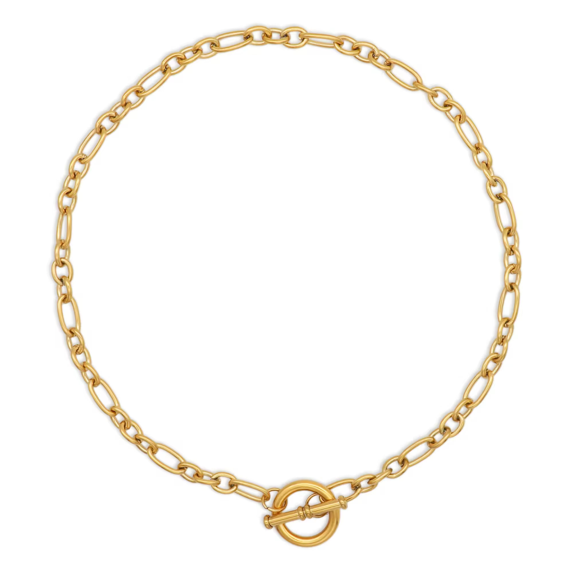 Chunky ketting met T-staafsluiting