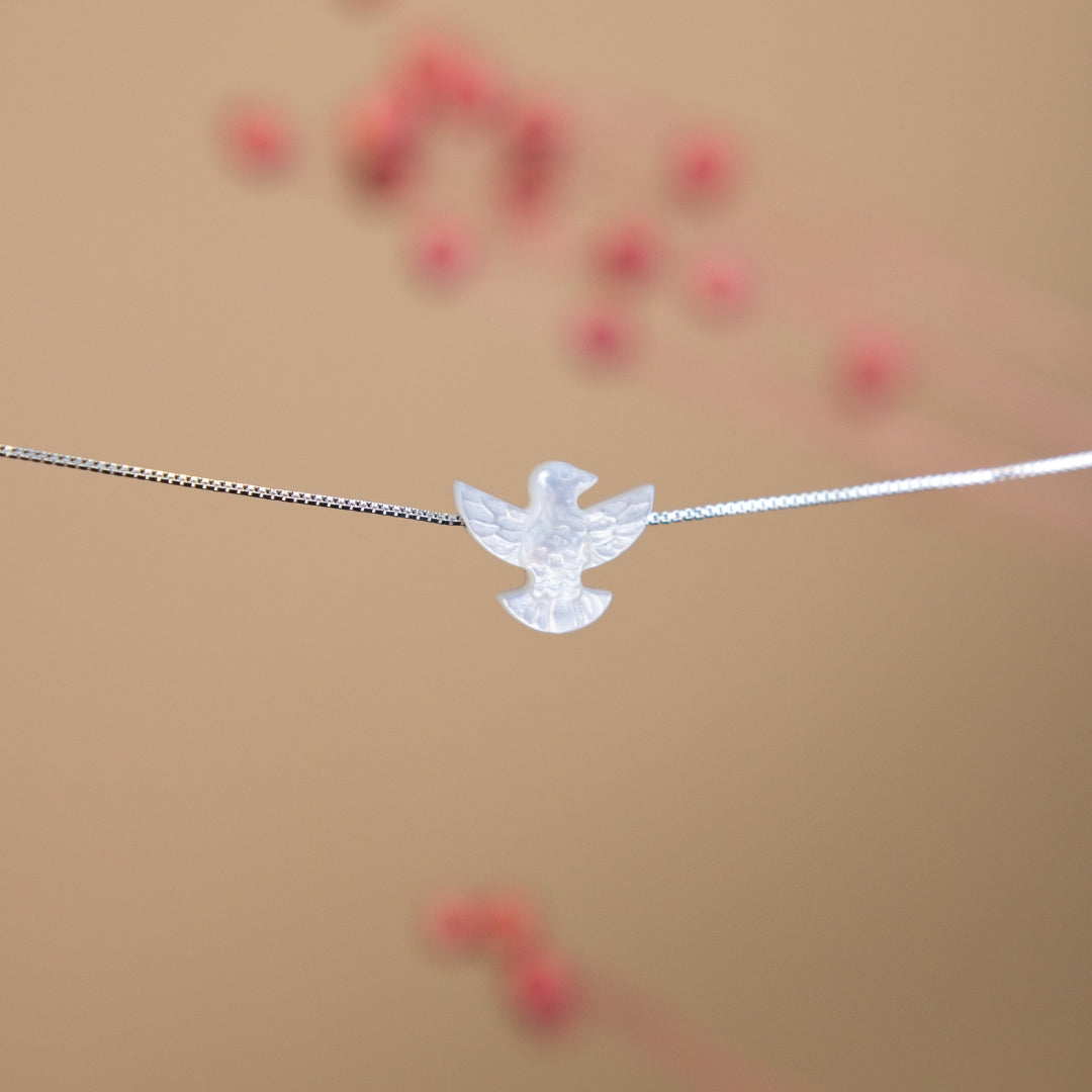 Ketting met duif hanger