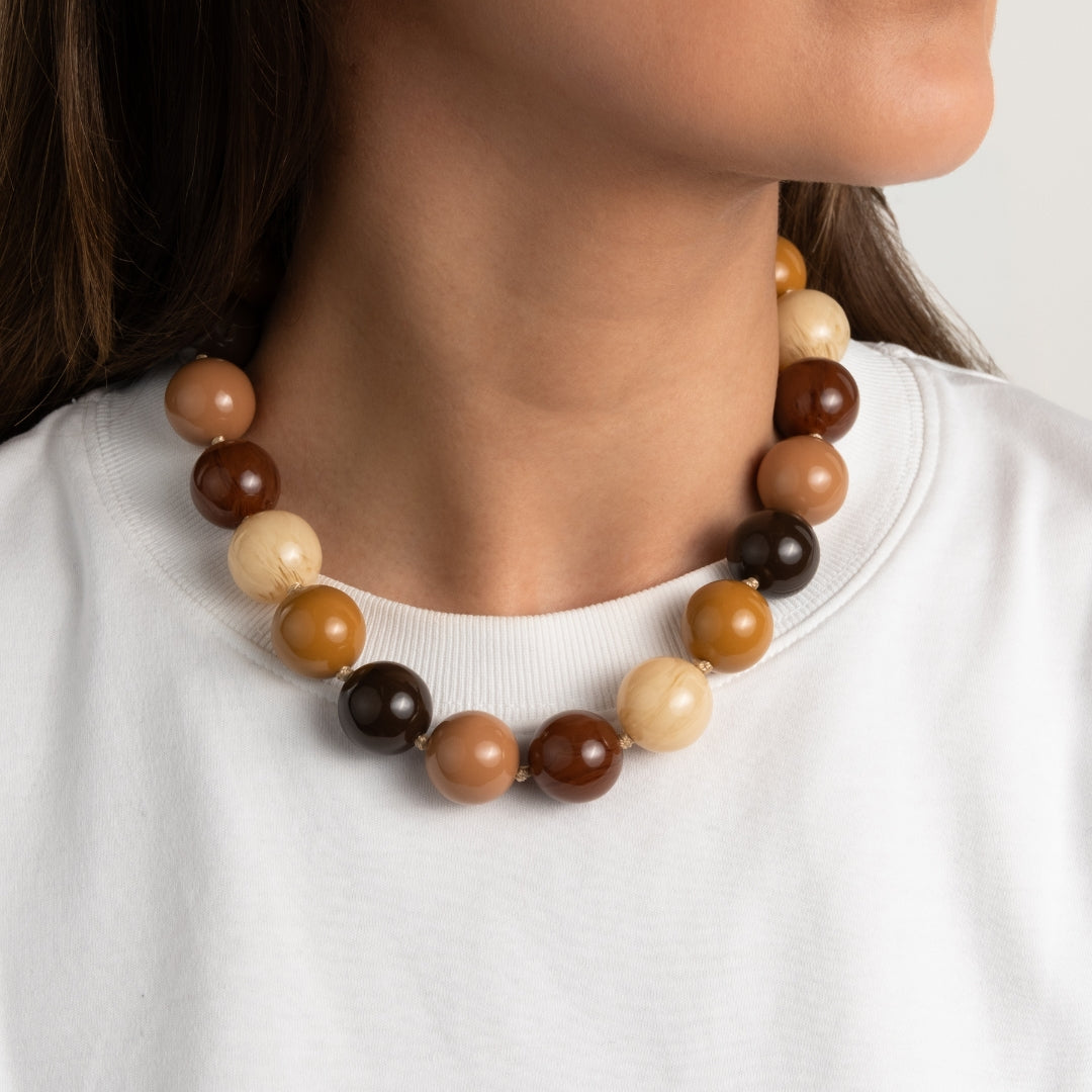 Ketting met bolvormig detail