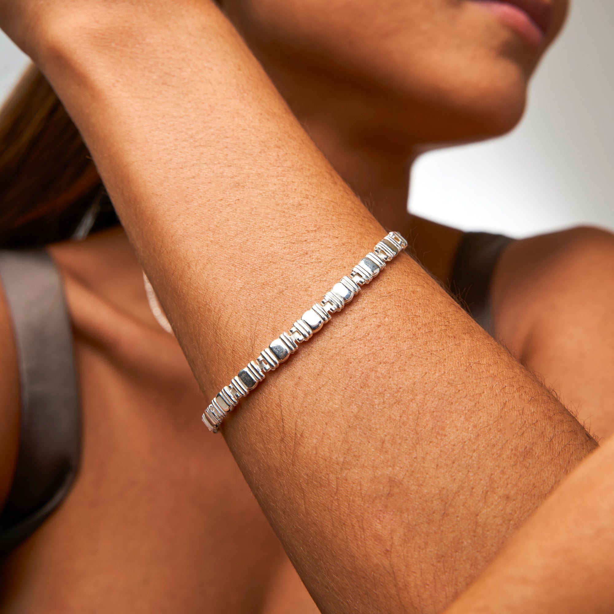Armband met candy-schakels