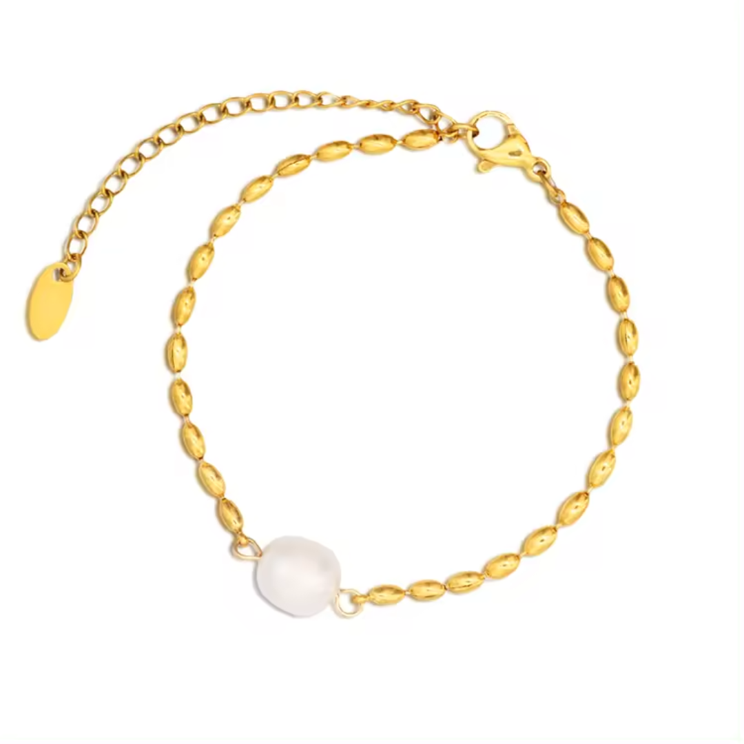 Armband met natuurlijke parel