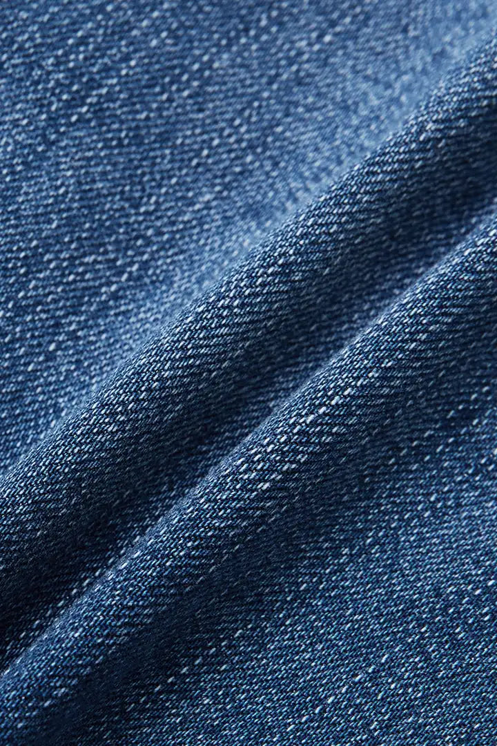 Tira - Denim broek met klepzakken