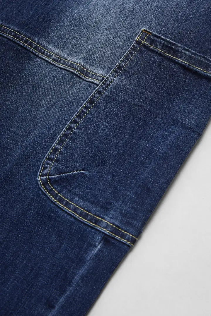 Liva - Cropped broek met meerdere zakken