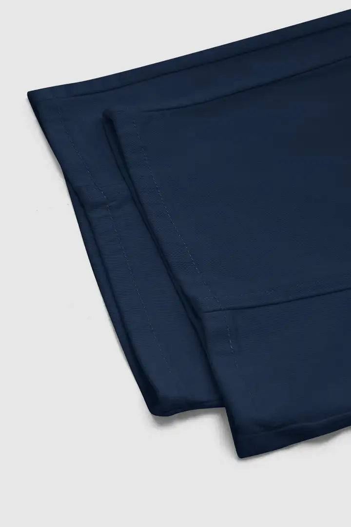 Mirae - Broek met effen stikdetails en middelhoge taille