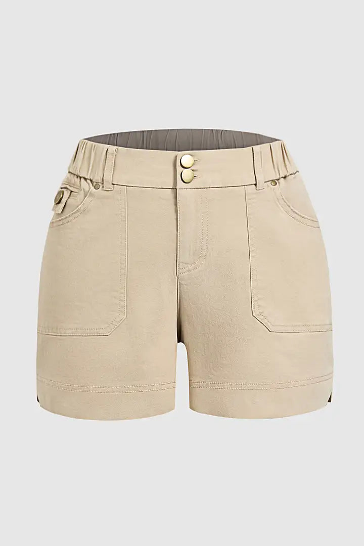 Myra - Effen korte broek met zakken