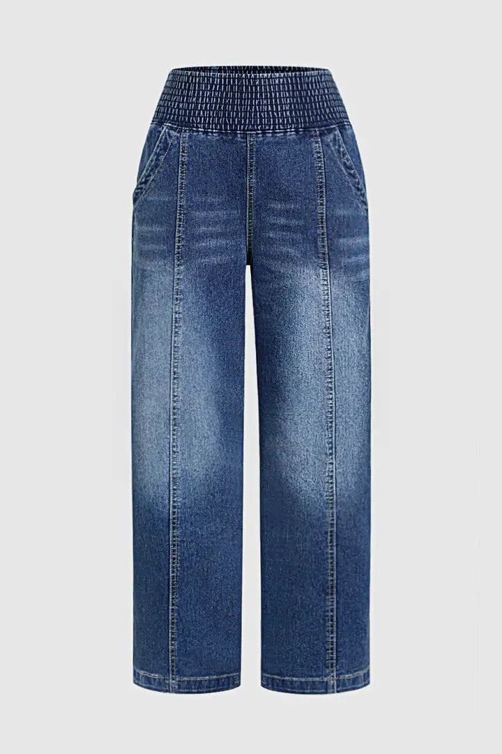 Yara - Wasbare, elastische crop broek