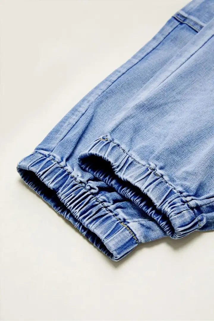 Liva - Cropped broek met meerdere zakken