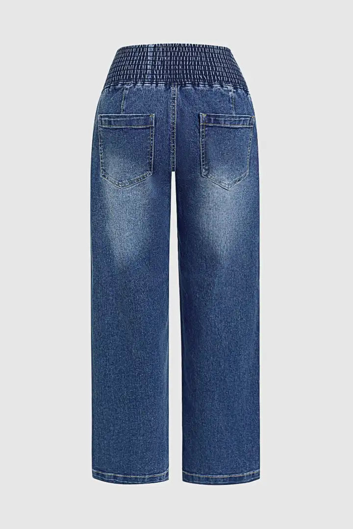 Yara - Wasbare, elastische crop broek