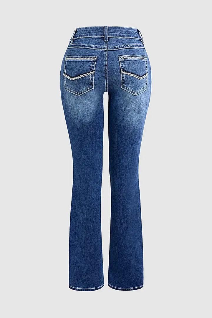 Aria - Wasbare broek met knoopsluiting aan de zijkant