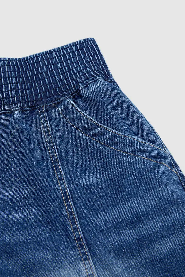 Yara - Wasbare, elastische crop broek