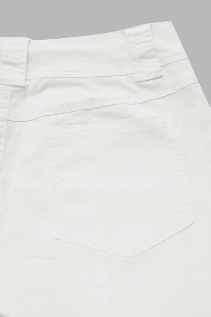 Nina - broek met rechte pijpen en effen naad