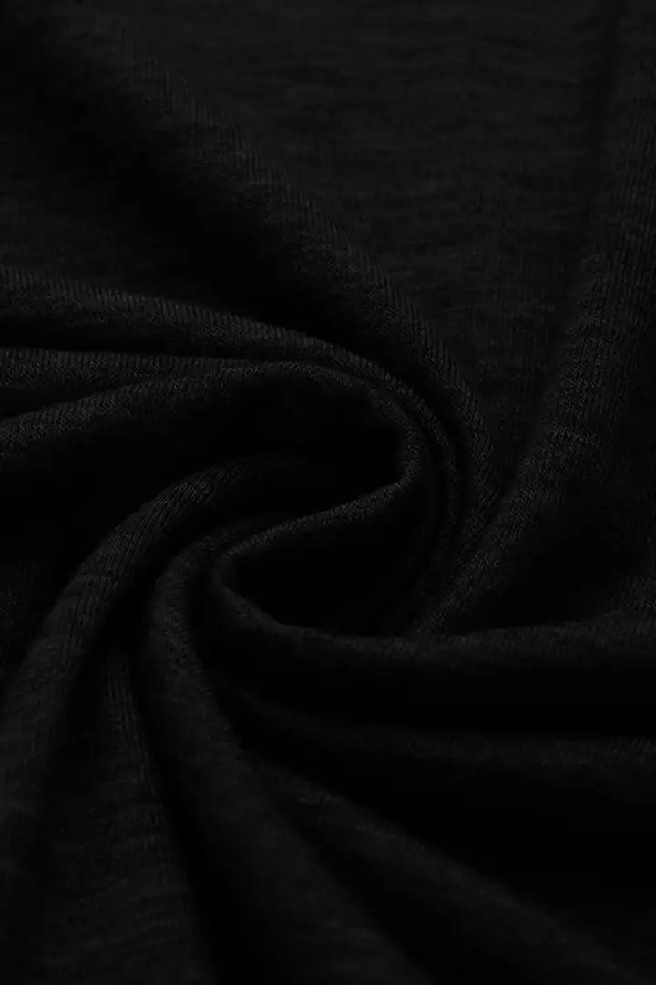 Effen T-shirt met sierlijke ruches bij de schouders