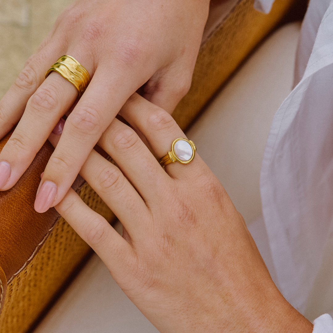 Ring met een steen erin