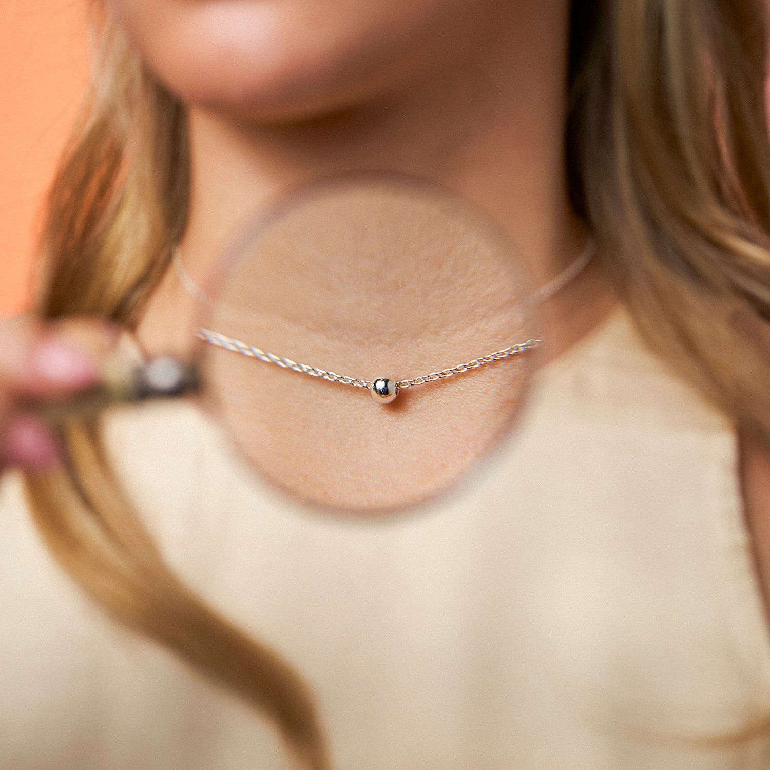 Minimalistische chokerketting