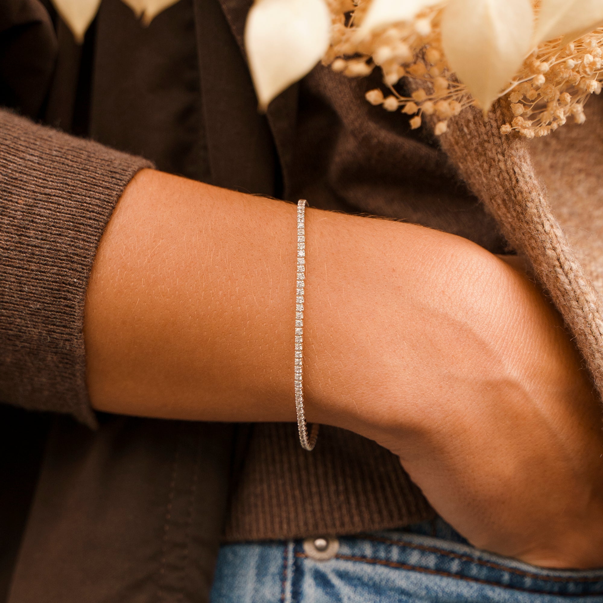 Shine-armband met zirkonia’s