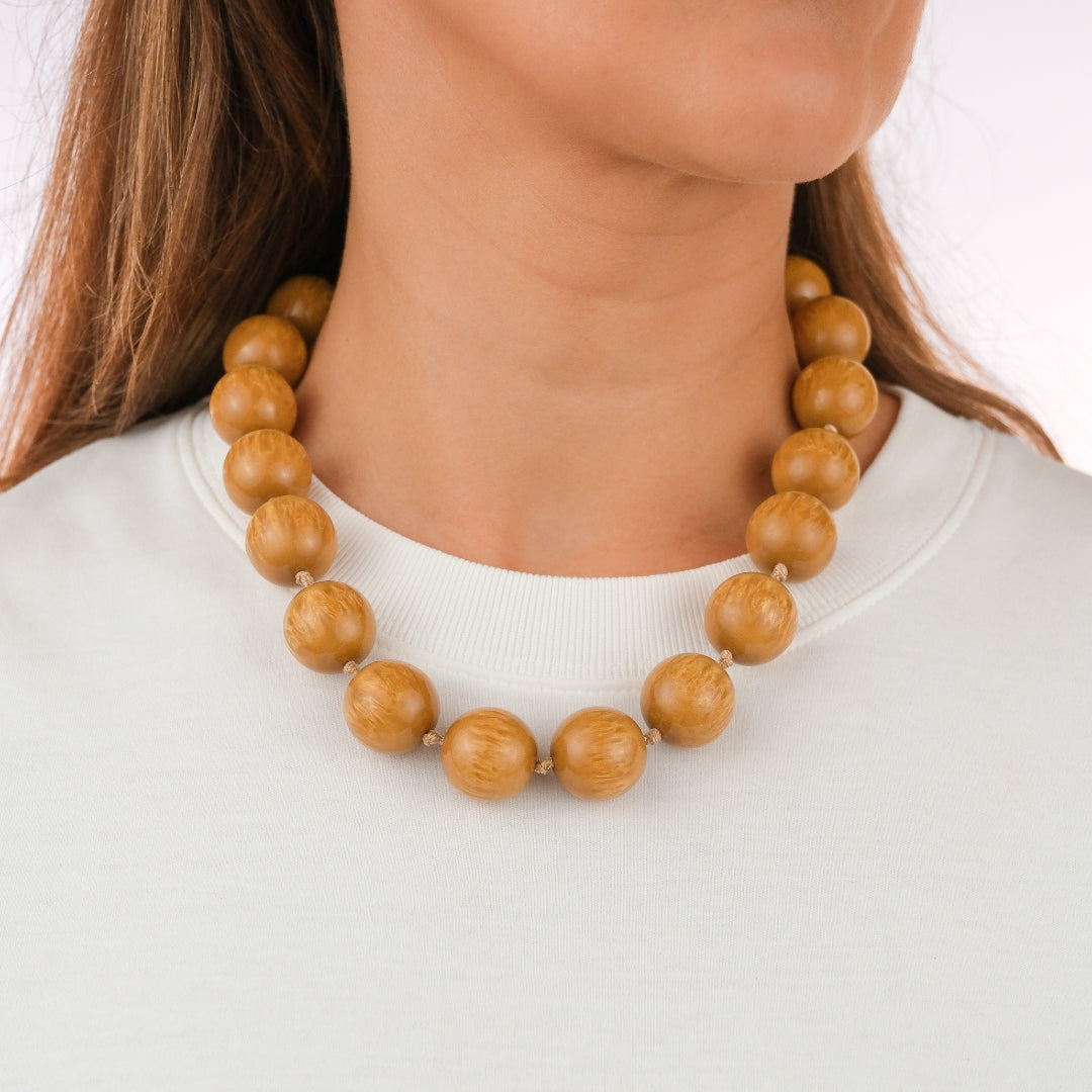 Ketting met bolvormig detail