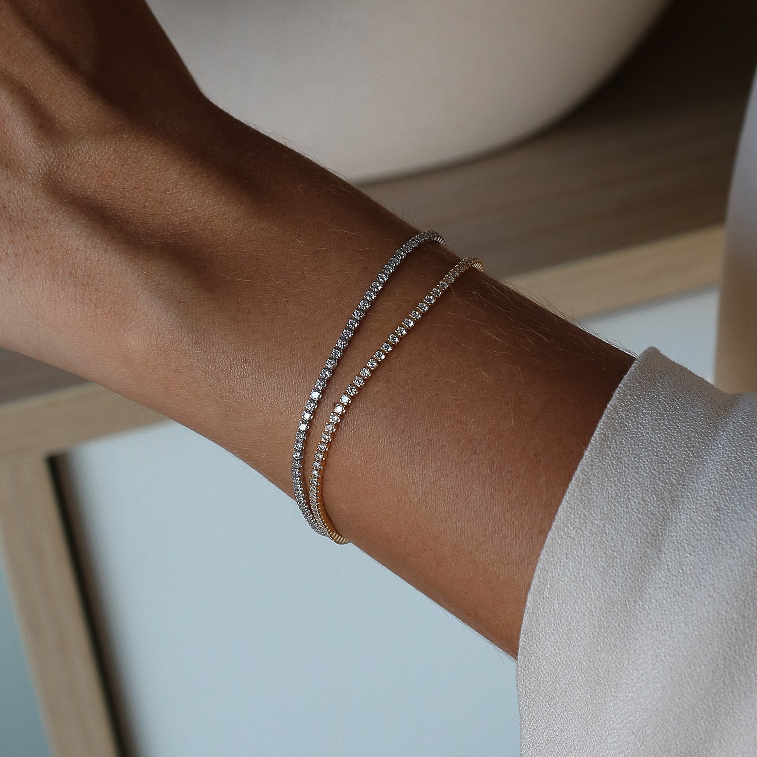 Shine-armband met zirkonia’s